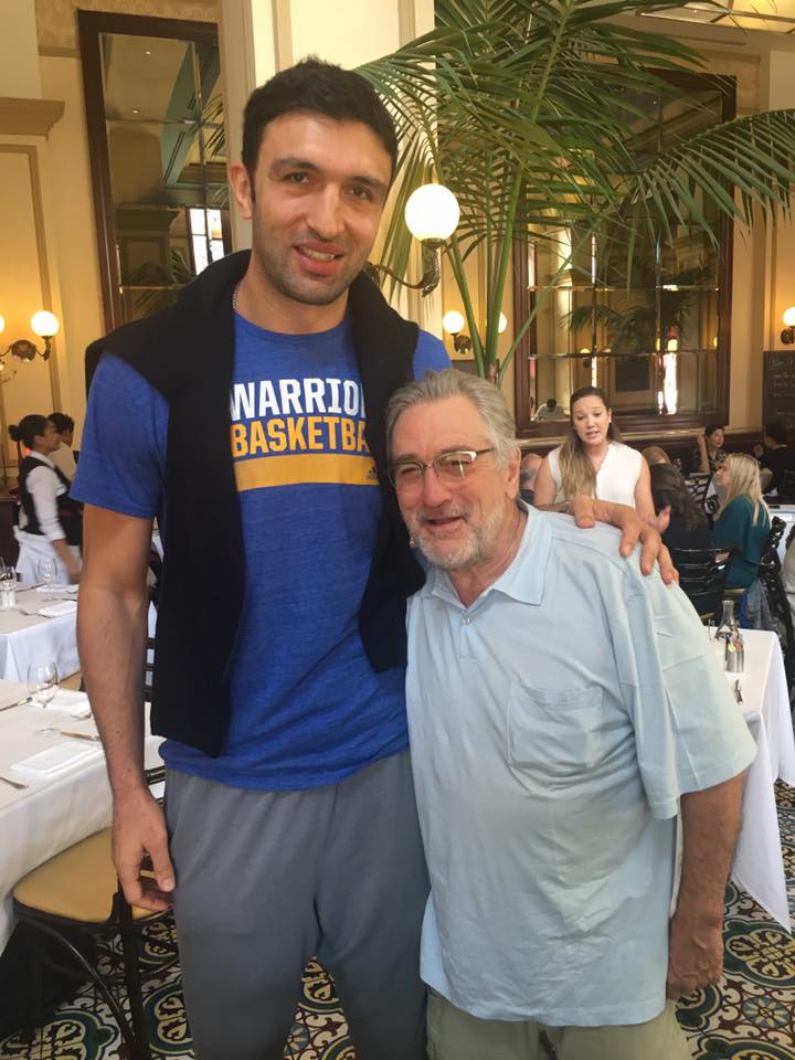 Zaza Pachulia meets Robert de Niro - Georgian basketball player’s dream comes true geotv.ge
